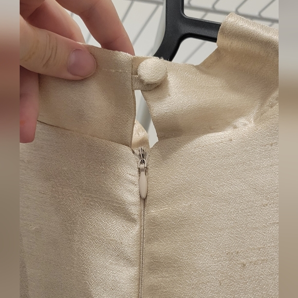 Champagne Wedding Dress Or Prom Gown - Size EU 36 / US 6 - Picture 2 of 6